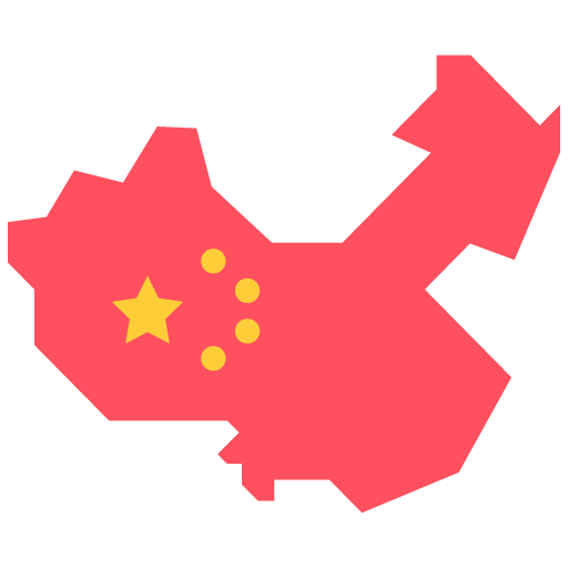 Ilustración mapa de China