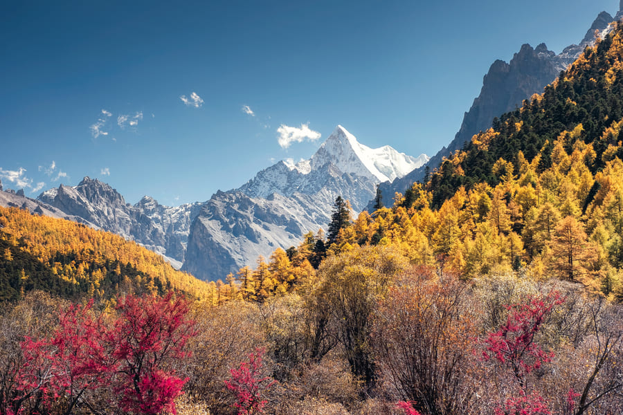Paisaje de naturaleza en Shangrila, China